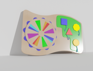 Тактильно-развивающая панель «Яркие краски» - fgospostavki.ru - Ярославль