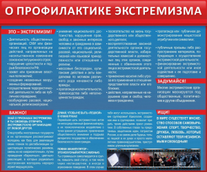 Стенд "О профилактике экстремизма" - fgospostavki.ru - Ярославль