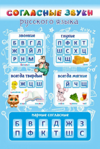 Стенд "Согласные русского языка" - fgospostavki.ru - Ярославль
