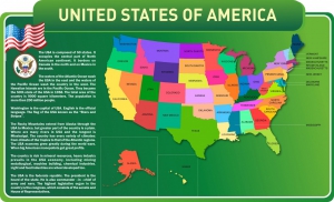 Стенд "United States Of America" - fgospostavki.ru - Ярославль