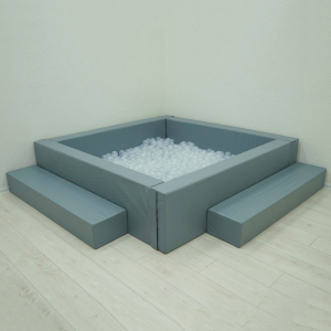 Сухой бассейн с шариками и RGB-подсветкой 190х190 см - fgospostavki.ru - Ярославль