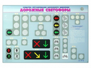Базовый комплект светового оборудования "Дорожные светофоры" с сенсорным беспроводным пультом дистанционного управления - fgospostavki.ru - Ярославль