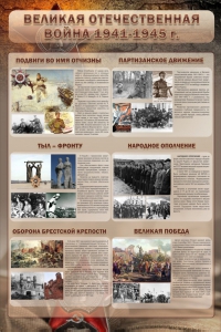 Стенд "Великая Отечественная война" (события) - fgospostavki.ru - Ярославль