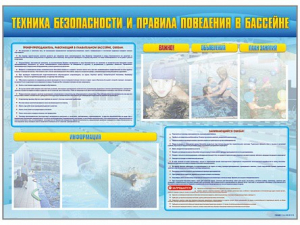 Стенд-уголок "Техника безопасности и правила поведения в бассейне" - fgospostavki.ru - Ярославль