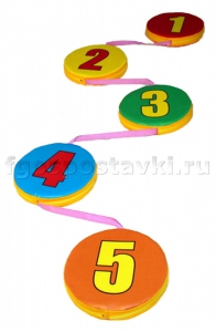 Дорожка "Змейка-шагайка-геометрическая" с цифрами - fgospostavki.ru - Ярославль