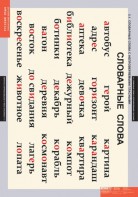 Комплект таблиц. Русский язык. Словарные слова. - fgospostavki.ru - Ярославль