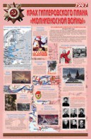 Плакат "Великая Отечественная война: Крах гитлеровского плана «молниеносной войны» " - fgospostavki.ru - Ярославль