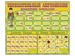 Комплект оборудования "Английский алфавит" с комплектом тематических магнитов - fgospostavki.ru - Ярославль