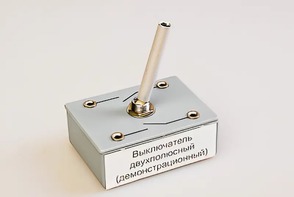 Выключатель двухполюсный (демонстрационный) - fgospostavki.ru - Ярославль