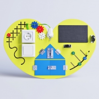 Бизиборд «Большое жёлтое сердце» - fgospostavki.ru - Ярославль