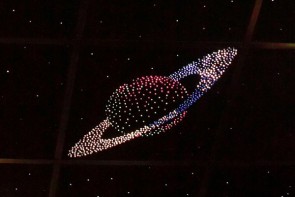 Потолок "Звездное небо с анимационным фибероптическим эффектом сатурн" - fgospostavki.ru - Ярославль