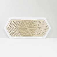 Декоративная тактильная панель - «Рельефные многоугольные формы» - fgospostavki.ru - Ярославль