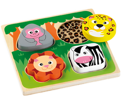 Тактильные пазлы "Сафари" - fgospostavki.ru - Ярославль