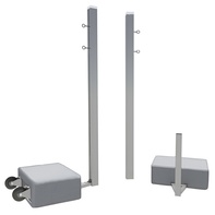 Бадминтонные стойки мобильные (с противовесами, на колесах) - fgospostavki.ru - Ярославль