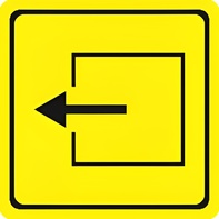 Тактильный знак (выход из помещения) 150х150 - fgospostavki.ru - Ярославль