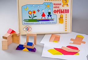 Игровой набор Фребеля "Конструктор деревянный без соединений-2" (Серия "Эксперимент") - fgospostavki.ru - Ярославль