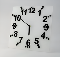 Часы тактильные настольные с крупными цифрами - fgospostavki.ru - Ярославль