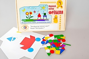 Игровой набор Фребеля "Конструктор плоскостной-1" (Серия "Эксперимент") - fgospostavki.ru - Ярославль