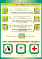 Таблица "Выполняйте опыты только по инструкции" (100х140 сантиметров, винил) - fgospostavki.ru - Ярославль