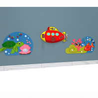 Комплект бизибордов «Подводный мир» 3 в 1 - fgospostavki.ru - Ярославль