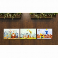 Комплект настенных панелей «Стройка» - fgospostavki.ru - Ярославль