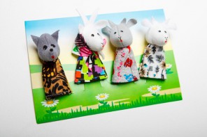 Пальчиковый театр "Волк и козлята" (4 персонажа) - fgospostavki.ru - Ярославль