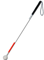 Трость телескопическая графитовая с вращающимся наконечником в виде шара - fgospostavki.ru - Ярославль