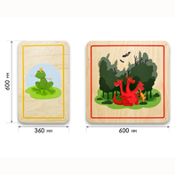 Набор стеновых панелей «Мир сказки - Волшебные герои» - fgospostavki.ru - Ярославль