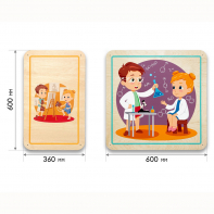 Набор стеновых панелей «Мои увлечения - Весёлые эксперименты» - fgospostavki.ru - Ярославль