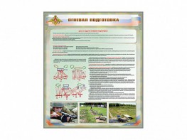 Стенд "Огневая подготовка" Вариант 1 - fgospostavki.ru - Ярославль