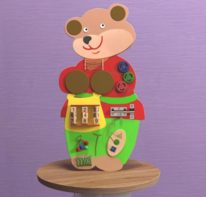 Бизиборд «Мишка Потапыч» - fgospostavki.ru - Ярославль