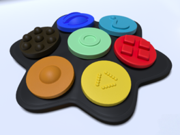 Полностью тактильный коммуникатор 7-кнопочный многоуровневый - fgospostavki.ru - Ярославль