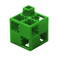 Кубик-основание зеленый 20х20 Artec - fgospostavki.ru - Ярославль