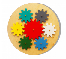 Бизиборд «Цветные шестеренки» - fgospostavki.ru - Ярославль