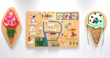 Комплект бизибордов «Фабрика мороженого» - fgospostavki.ru - Ярославль