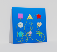 Тактильно-развивающая панель «Геометрия» - fgospostavki.ru - Ярославль