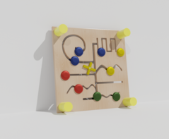 Тактильно-развивающая панель с лабиринтами - fgospostavki.ru - Ярославль