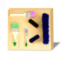 Тактильно-развивающая панель с мягкими кисточками - fgospostavki.ru - Ярославль