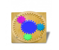 Тактильно-развивающая панель «Цветные шестеренки» - fgospostavki.ru - Ярославль