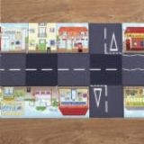 Коврик для программируемого мини-робота Bee-Bot "Город" - fgospostavki.ru - Ярославль