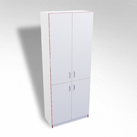 Стеллаж закрытый А-310 ТР ЛДСП  - fgospostavki.ru - Ярославль