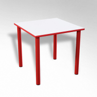 Стол квадратный ТР нерегулируемый на металлокаркасе  - fgospostavki.ru - Ярославль