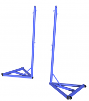 Стойка для бадминтона передвижная без противовеса (без сетки, 2 штуки) - fgospostavki.ru - Ярославль