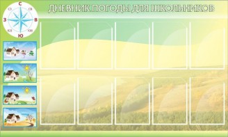 Стенд "Дневник погоды" - fgospostavki.ru - Ярославль