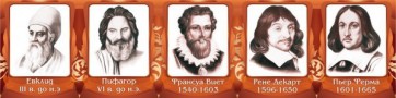 Стенд "Великие математики, I часть" - fgospostavki.ru - Ярославль