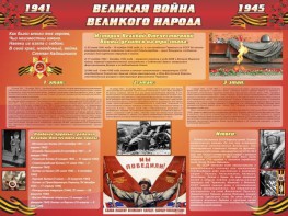 Стенд "Великая война Великого народа" Вариант 2 (6 блоков) - fgospostavki.ru - Ярославль