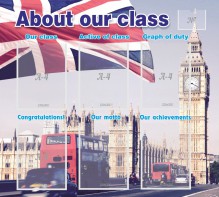 Стенд "About our class" - fgospostavki.ru - Ярославль