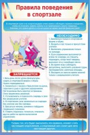Стенд "Правила поведения в спортзале №1" - fgospostavki.ru - Ярославль