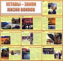 Стенд "Уставы - закон жизни воинов" - fgospostavki.ru - Ярославль