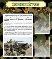 Стенд "Воинский учет" Вариант 2 - fgospostavki.ru - Ярославль